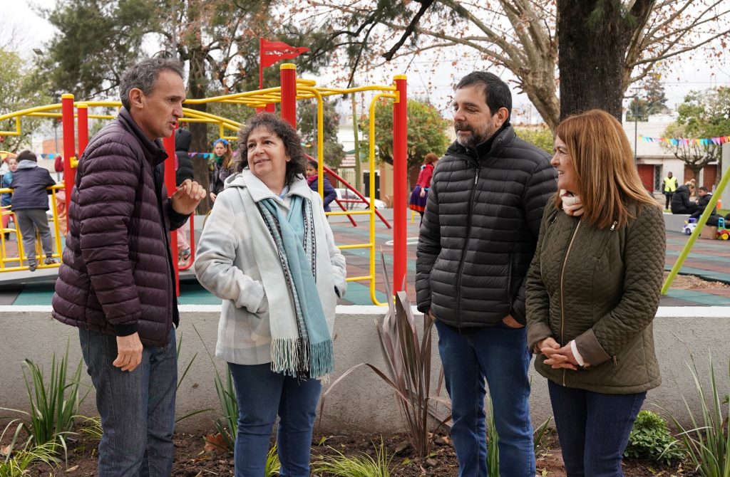 en la reinauguracion el intendente de san martin estuvo junto al ministro de obras publicas de la nacion gabriel katopodis