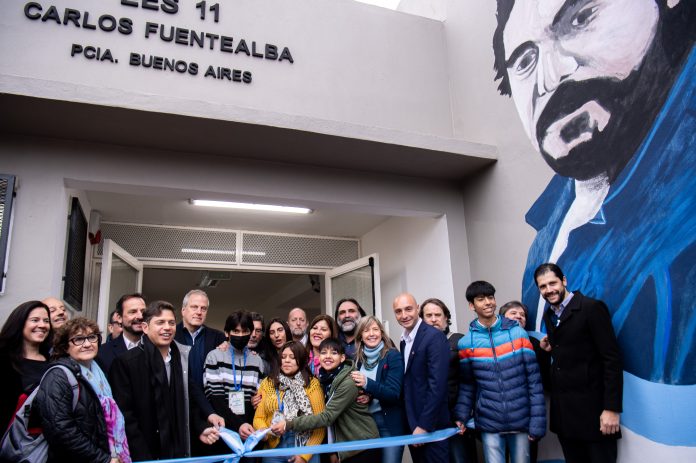 inauguracion fuentealba escuela garin escobar