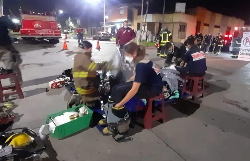 bomberos escape anomiaco