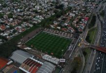 Aprevide sancionó a Platense por los incidentes tras el encuentro ante Fluminense cancha estadio platense 2022 3