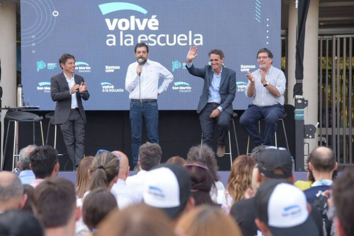 fernando moreira, axel kicillof, gabriel katopodis y alberto sileoni presentaron una nueva edición de volvé a la escuela en san martín (1) fernando moreira, axel kicillof, gabriel katopodis y alberto sileoni presentaron una nueva edición de volvé a la escuela en san martín (1)
