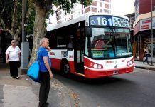Rige el paro total de colectivos por 24 horas en el AMBA linea colectivo 161 paro dota