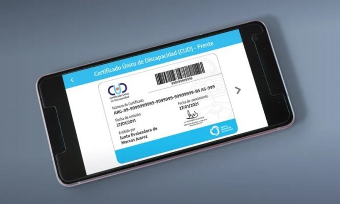 certificado unico de discapacidad