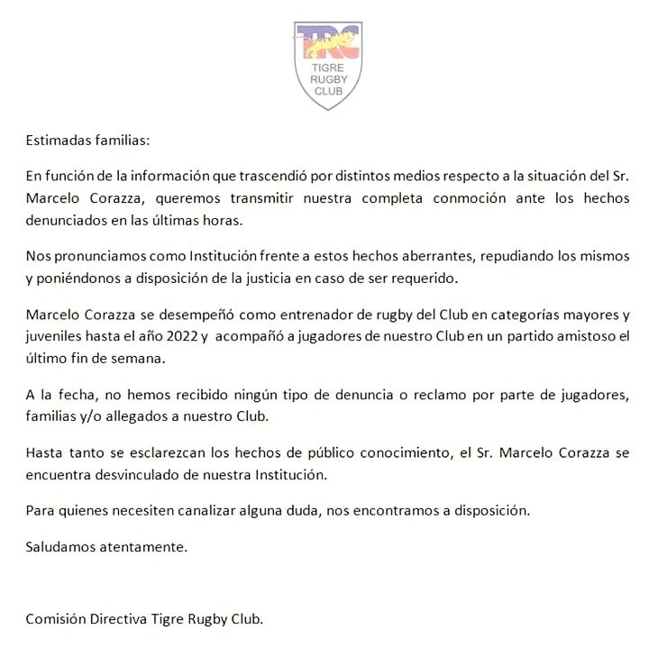 comunicado tigre rugby club 3