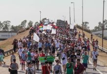 Se realizó una marcha para la creación de una reserva natural en San Martín marcha reserva san martín