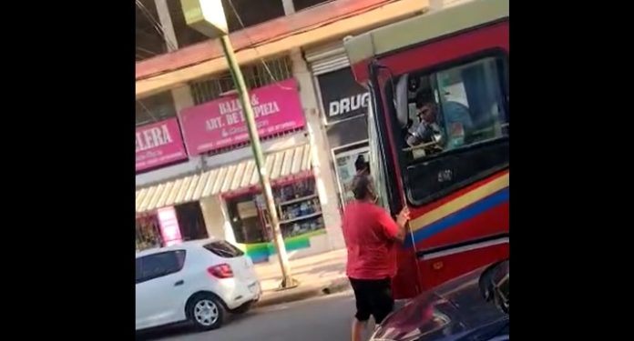 pelea colectivero moreno