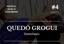Quedó grogui politica conurbano placa quedo grogui