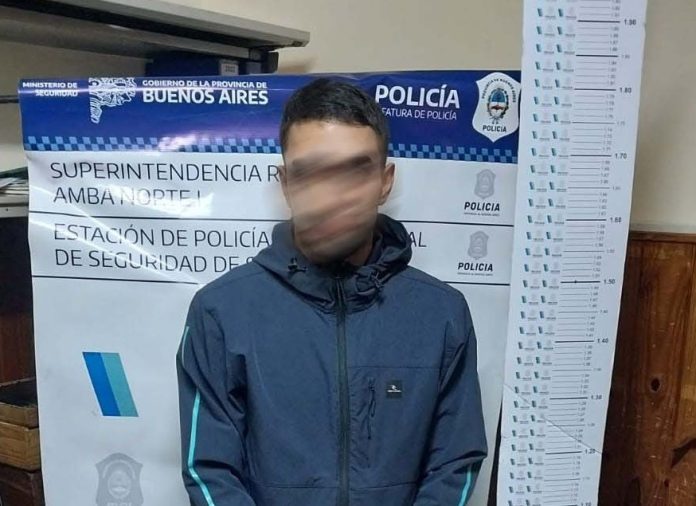 colombiano martinez detenido robo autos