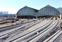 Obras en la línea Mitre: cuándo vuelve a llegar el tren a Retiro entrada estacion retiro obras trenes 6