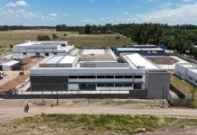 Avanza la obra del Polo Educativo de Derqui: construyen una primaria, una secundaria y amplían un jardín de infantes