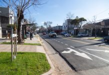 Inauguraron las obras en la avenida Fleming en Martínez: nuevas veredas, repavimentación y paradas de colectivos