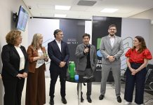 Axel Kicillof y Federico Achával inauguraron una nueva sucursal del Banco Provincia en Pilar