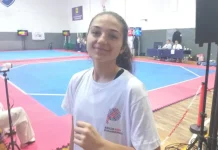 Medalla de oro para Pilar: Francesca Medina volvió a consagrarse campeona de taekwondo en los Juegos Bonaerenses