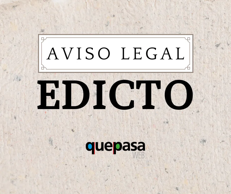 EDICTO - citando a los herederos del demandado Juan Jose CARRERA - Martínez / San Isidro