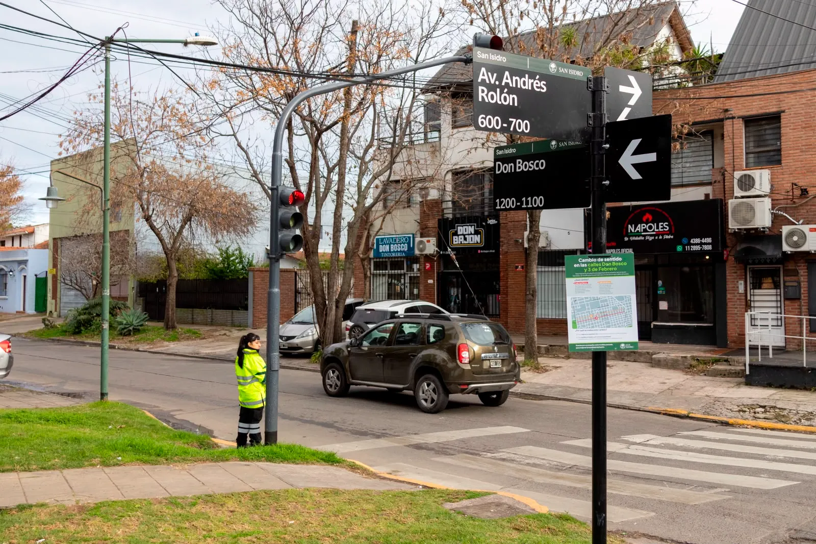 San Isidro: cambiaron el sentido de circulación de dos calles