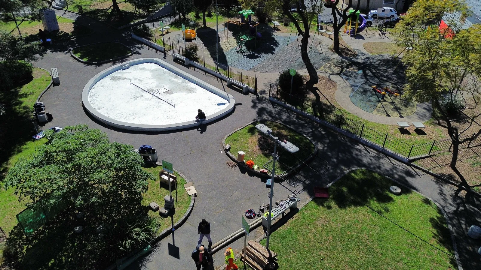 Remodelan la Plaza Vienni de Villa Martelli: qué obras harán y cuándo estará inaugurada