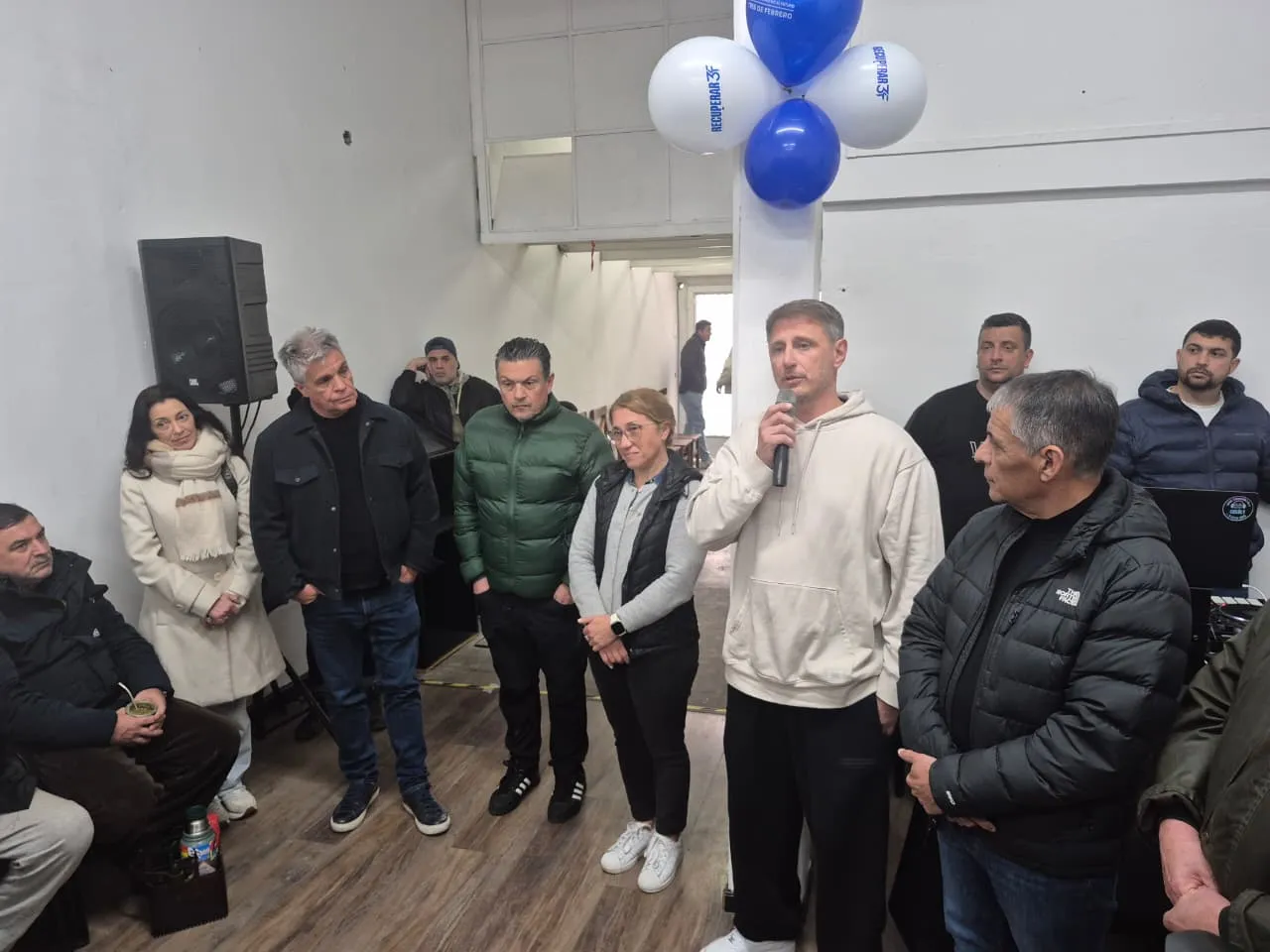 Jofré inauguró un local del MDF en Tres de Febrero: "Estamos sufriendo un desgobierno en el que no se sabe quién es el intendente"