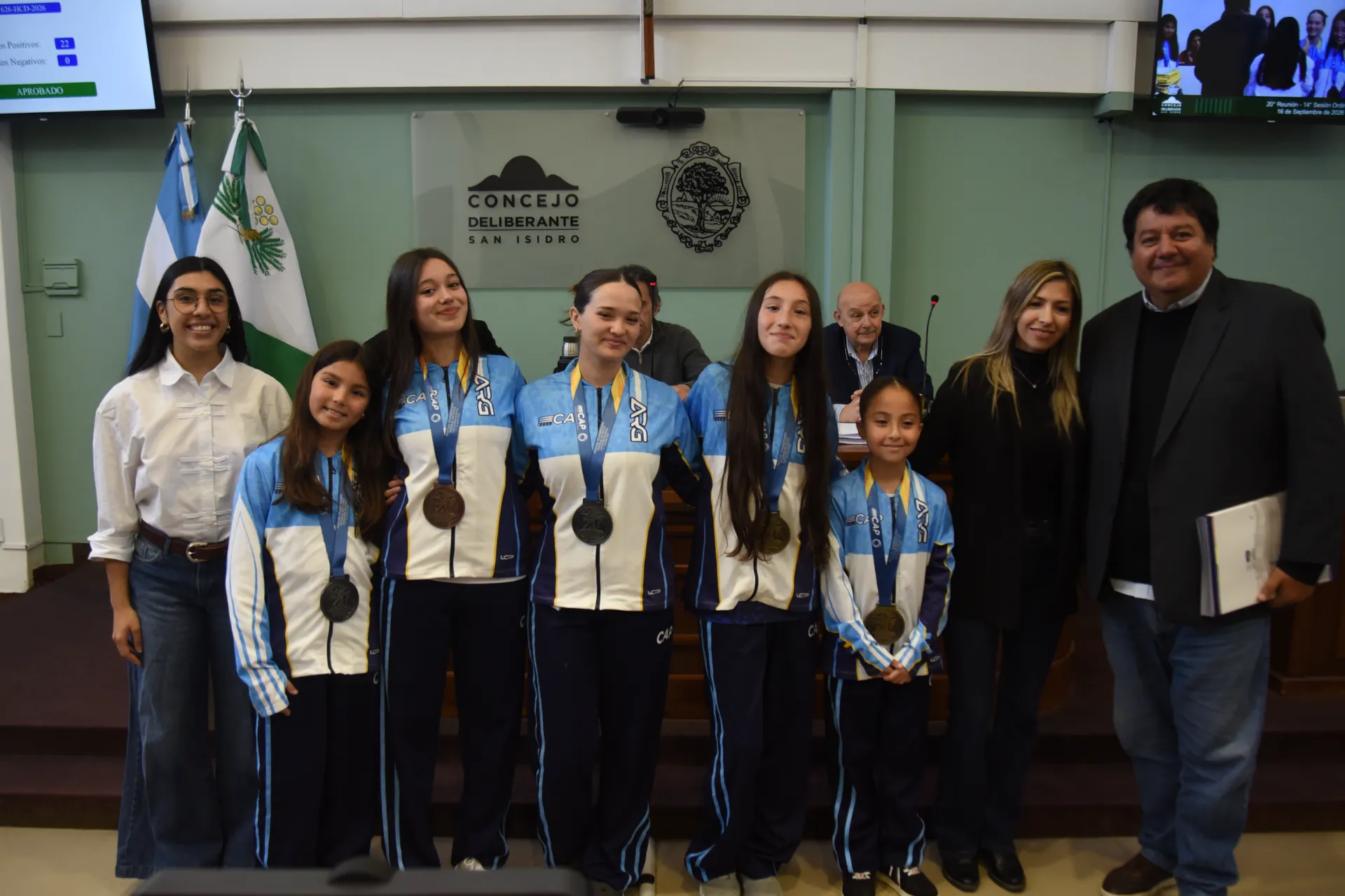 San Isidro: reconocieron a seis jóvenes que obtuvieron medallas en el Campeonato Panamericano de patín artístico 2026