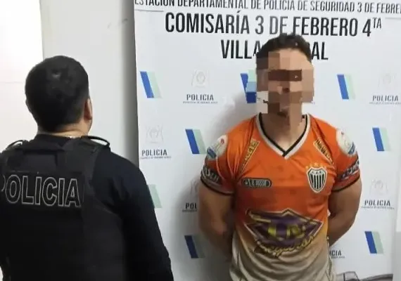 Detuvieron a un ex futbolista de River en Tres de Febrero: está acusado de querer quitarle el arma a un policía