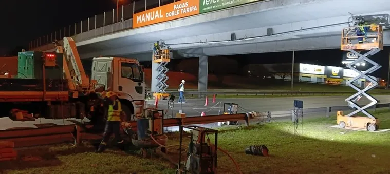 Corte total y desvíos en Panamericana por la reparación de un puente