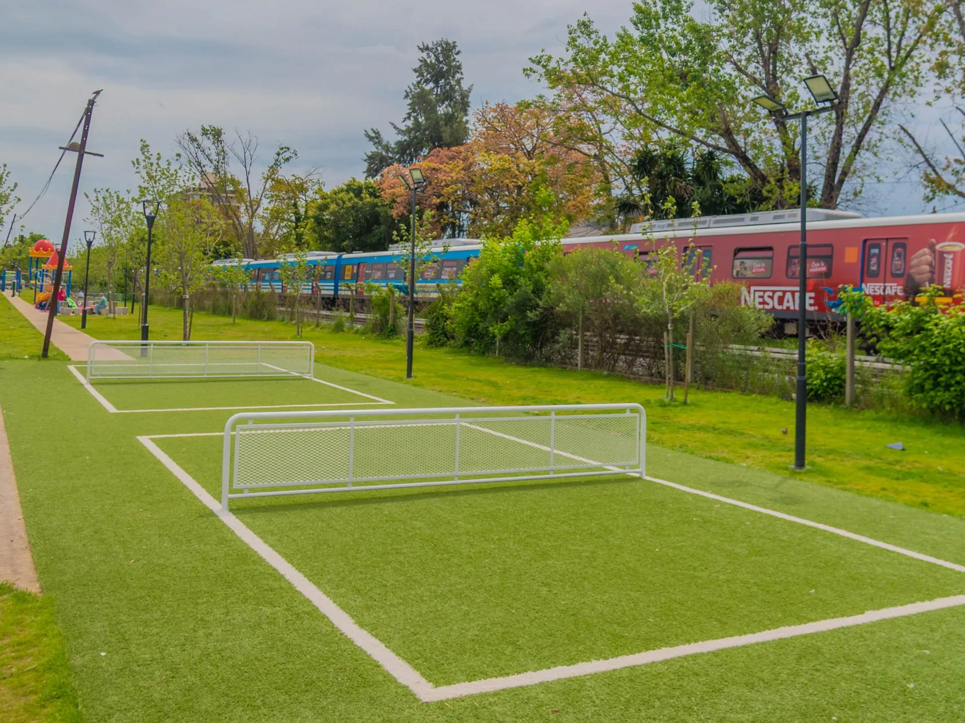 San Fernando: última etapa de trabajos para crear un espacio público junto a las vías del tren Mitre