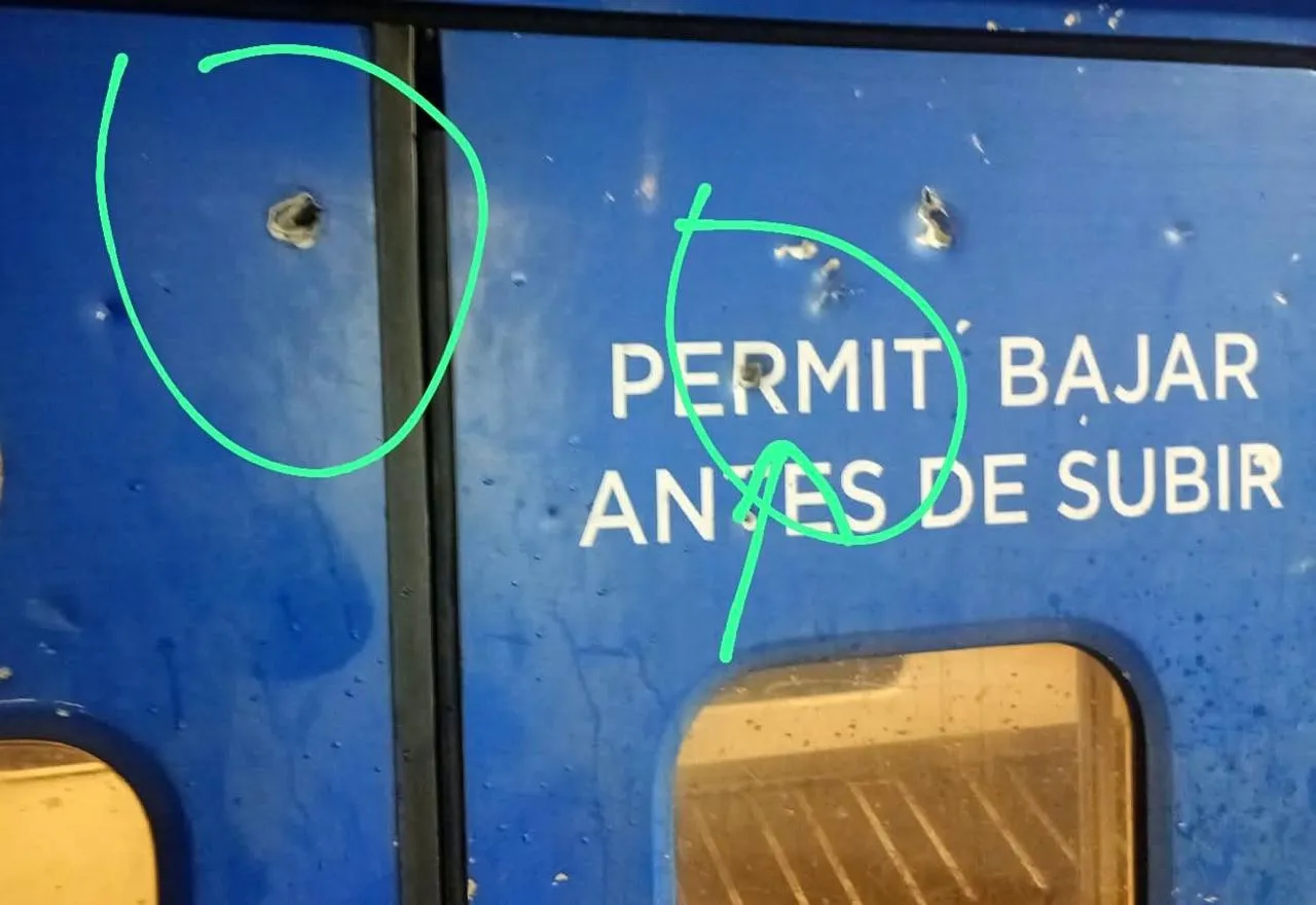 Atacan a tiros trenes de la línea San Martín: denuncian amenazas reiteradas contra las formaciones