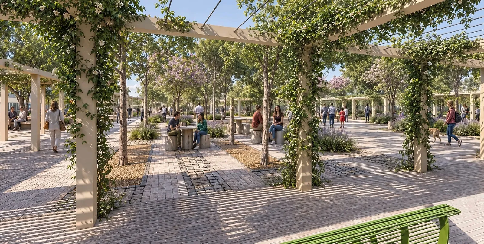 Comenzó la segunda etapa de renovación de la Plaza Belgrano de Villa Adelina: qué obras se harán