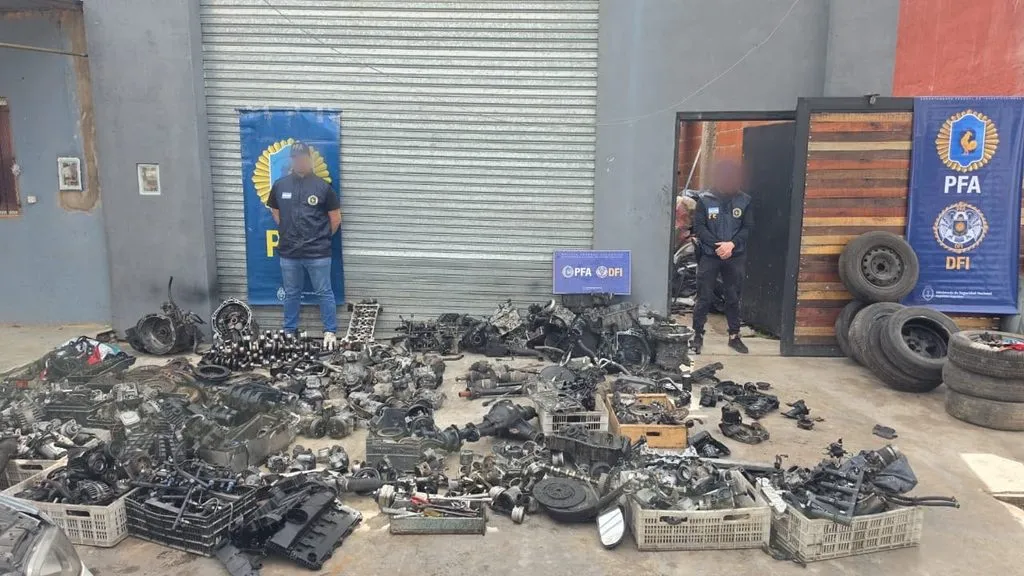 La Matanza: secuestraron 1.200 autopartes valuadas en $70 millones y detuvieron a un hombre